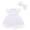 White, variant on Mercatoo Newborn Infant Baby Girls Spring Summer Tulle Solid Sleeveless Birthday Party Romper Princess Dress Headbands Clothes Infant Dress