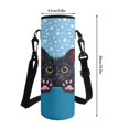 thumbnail image 6 of ZUXONGSY Cat Paw Bone Print 4 Pieces Kid Backpack Bookbag Sets with Lunch Bag Pencil Case and Water Bottle Holder School Bag Travel Daypack Preschool Elementary Bookbag Back to School Supplies, 6 of 6