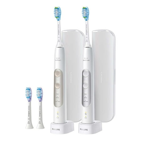Philips Sonicare PerfectClean White Rechargeable Toothbrush  2 Pack