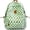 Green/No Pendant, variant on Polka Dot Backpack, Cute Bowknot Mini Daypack with Convertible Shoulder Strap, Casual Travel Bag for Women Teens