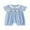 Blue, variant on Rovasas Girl Sailboat Embroidered Jumpsuit Short Sleeve Doll Collar Romper