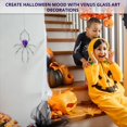 thumbnail image 3 of Atrapasueños de Vidrieras de Araña, Decoraciones de Halloween, Cristal Interior, Decoración de Halloween, Adorno de Regalo para Fiesta de Halloween S, 3 of 5