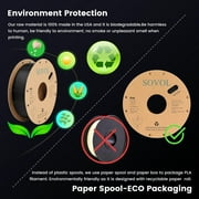 Sovol 3D Printer PLA Filament 1.75mm Spool Printing Materials, Wiring Tightness, Dimensional Accuracy (Black*1 White*1)