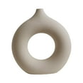 thumbnail image 3 of Florero de cerámica de estilo nórdico, jarrón de mesa, jarrón, maceta, jarrones decorativos para oficina, cocina, dormitorio, decoración, regalo de S Gloria Jarrón de ceramica, 3 of 9