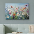 thumbnail image 3 of PixonSign Canvas Print Wall Art Still Life Colorful Wildflower Garden Nature Wilderness Illustrations Modern Art Botanical Floral Farmhouse/Country Relax/Calm/Cozy for Bedroom - 32"x48", 3 of 5