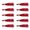Red, variant on 10pcs Soft Fishing Lures 9cm/3.54inch 7-Color Squid Rubber Hook Baits Artificial Jigs Squid Shrimp Baits