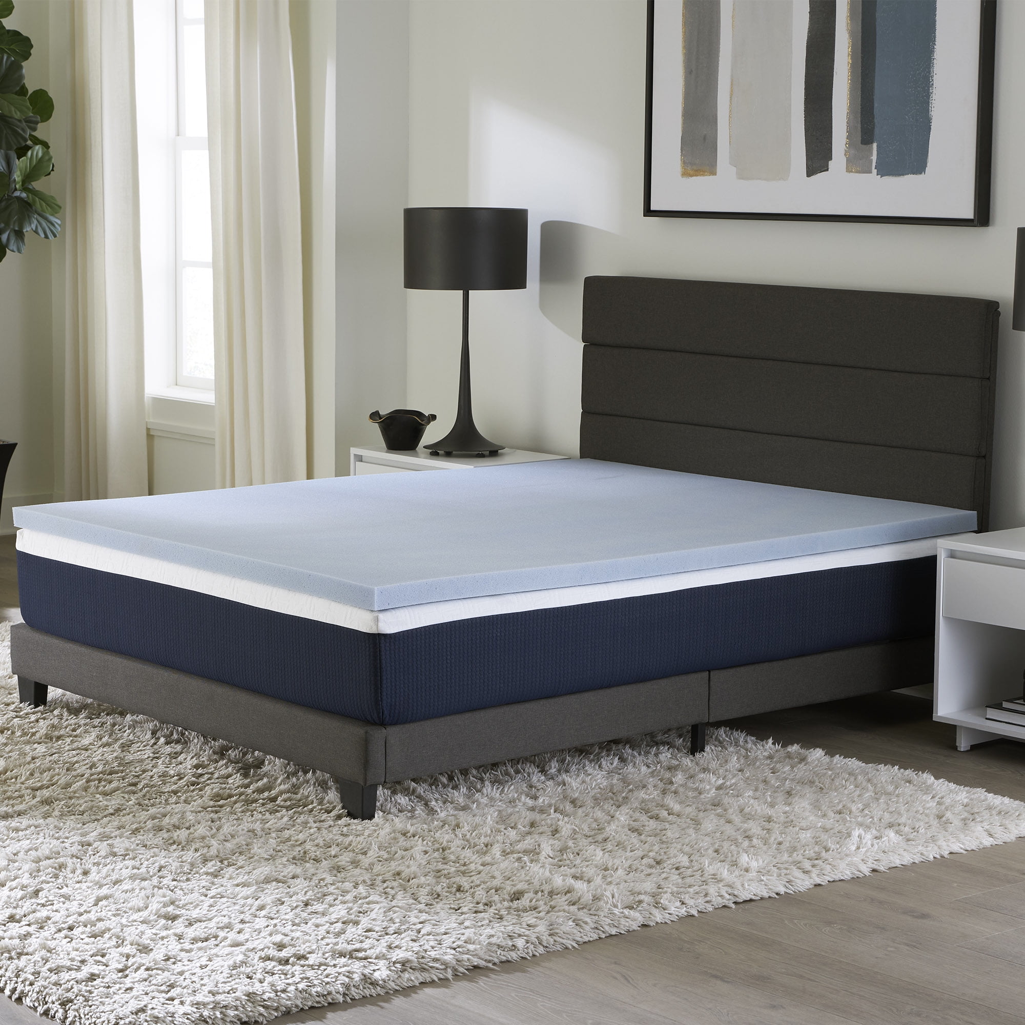 Comfort Tech 2” Mattress Topper Featuring Tranquility Foam, Full