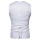 thumbnail image 3 of Camisa Botón para Hombre Color Coincidencia Casual Chaleco de Trabajo de Doble Pecho, Chaleco sin Mangas de Poliéster para Negocios, Traje Y Uso Diario, 3 of 4