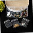 thumbnail image 3 of PinesC Earring Organizer Jewelry Bag 200pcs PVC Sealing Pouches for Jewelry Storage and Sorting transparent, 3 of 5