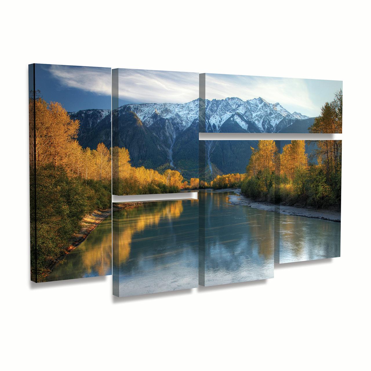 Trademark Fine Art 'Autumn River' Canvas Art by Pierre Leclerc