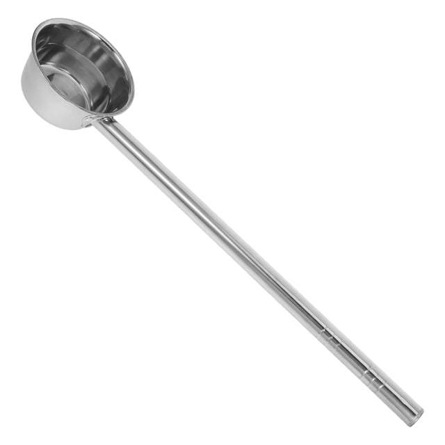 Hytrove Cucharón De De Acero Inoxidable Con Mango Para Cocina Y En Color Plateado