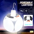 thumbnail image 1 of 1pc Solar LED Torch USB Rechargeable Night Light Outdoor Camping Lamp Emergency Lights, Portable Searchlights Great Lantern, 1 of 4