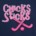 thumbnail image 3 of CafePress - Chicks With Sticks Field Hockey T Shirt - Men's Classic Graphic Cotton T-Shirt, 3 of 4