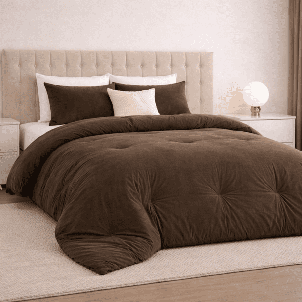 ALVANA Set de Edredón 3 Piezas Acolchado Extra Grande Hipoalergénico Relleno Suave de Microfibra Down Alternative Ideal para Todo el Año Uso como Edredón o para Funda Duvet