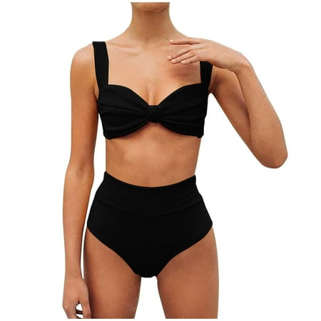Zuesphe Plus Size Swimsuit for Women 2025 Womens Bathing Suits Tummy Control Plus Swimwear for Women 2025 Tummy Control Modest Tankini with Shorts Flounce Top Clearance Sales