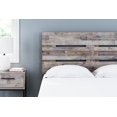 thumbnail image 2 of Signature Design by Ashley Neilsville Rustic Coastal Full Panel Headboard, Ready-to-Assemble, Whitewash Butcher Block, 2 of 6