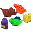 thumbnail image 1 of Set de 5 Dinosaurios BF TOYS Lanza Agua Blanditos de bañera, 1 of 1
