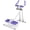 Purple Pro, variant on Home Gym Systems Ab Machine, Ab Workout Equipment, Adjustable Ab Trainer Machine for Abs Workout at Home Gym, Foldable, Knee Protection, Abdominal Trainer for Stomach