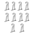 thumbnail image 1 of KAKOWELY 10 Pcs Supports Simples pour Tringle à Rideaux Fournitures pour Tringle à Rideaux Supports Modernes pour Tringle à Rideaux,4.57"X2.95"X0.67 Pouces, 1 of 5
