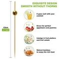 thumbnail image 3 of Pekkaxy Brochettes Rondes en Bambou Creuses, 4,72 Po, Lot de 100, Solides et Résilientes pour un Perçage Facile des Aliments, Parfaites pour les Plateaux de Fruits et d'Apéritifs Lors des Fêtes, 3 of 8