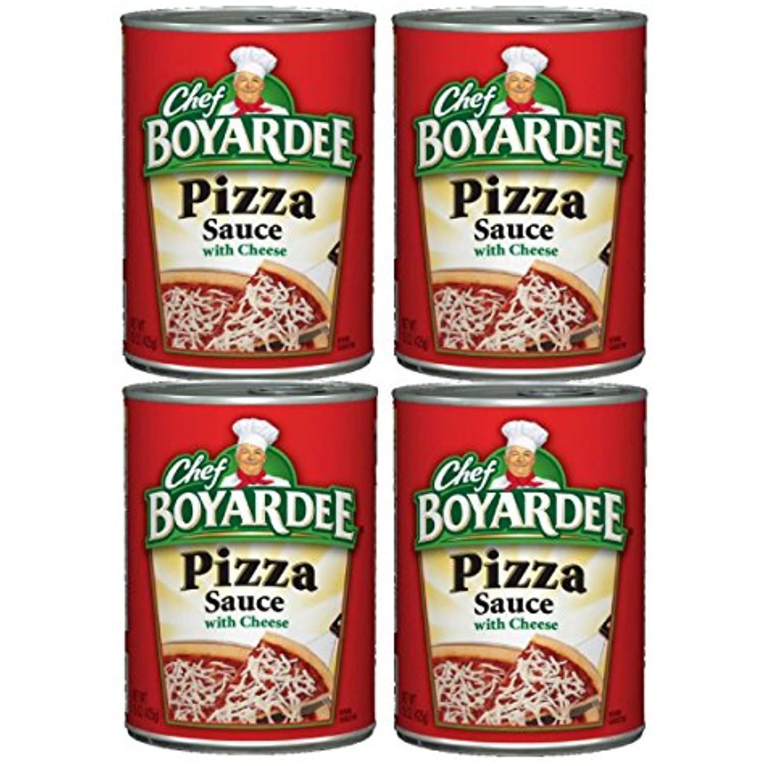 Chef Boyardee Pizza Sauce With Cheese, 15 Oz (Pack Of 4)