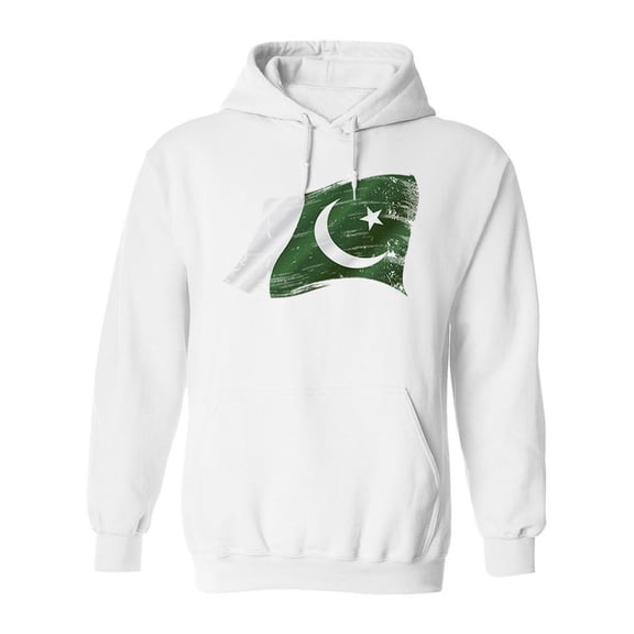 Pakistani Flag Hoodie Men -Image by Shutterstock, Male XX-Large
