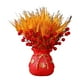 thumbnail image 2 of Jarrón de trigo seco con forma de bolsa, frutos rojos, arreglos florales de mesa, decoración floral, 2 of 9