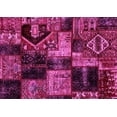 thumbnail image 1 of Ahgly Company Indoor Rectangle Patchwork Pink Transitional Area Rugs, 6' x 9', 1 of 4