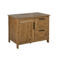 thumbnail image 2 of Saint Birch Austin 2-Drawer Modern Wood File Cabinet in Rustic Brown, 2 of 7