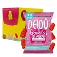 thumbnail image 1 of Delo&uuml; Gomitas Sin Az&uacute;car - Pack 10 unidades de 40 gr - Sabor Fresa Enchilada - Dulces Sin Az&uacute;car - Bajas en Calor&iacute;as y Carbohidratos - Ingredientes 100% Natur, 1 of 7