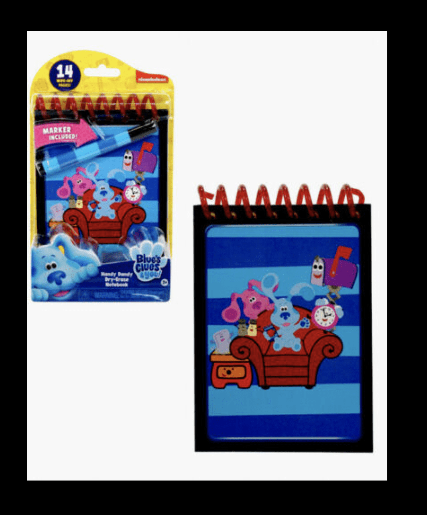 Blues Clues And You Dry Erase Handy Dandy Notebook
