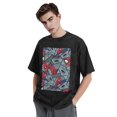 thumbnail image 4 of Spider-Man Men's Vintage Washed Drop Shoulder Short Sleeve T-Shirt, 4 of 7