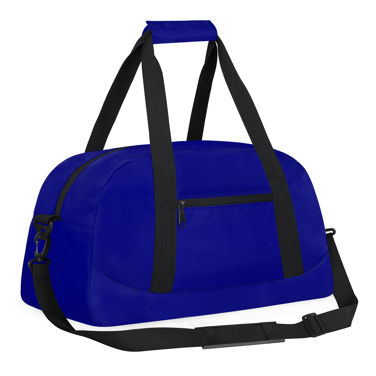 Herdesigns Navy Blue Sports Duffle Bag for Women & Men, Gym Bag Dance Bag Overnight Bag Carry On Weekender Travel Bag