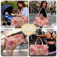 thumbnail image 5 of Garronmavis Tropical Palm Print Large Quilted Duffle Bag for Women, Weekender Overnight Bag Carry On Travel Tote Gym Dance Bag with Zipper Pockets, 5 of 7