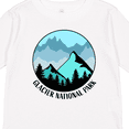 thumbnail image 4 of Inktastic Glacier National Park Montana Mountains Boys or Girls Long Sleeve Toddler T-Shirt, 4 of 5
