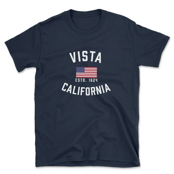 Vista California Patriot Men's Cotton T-Shirt