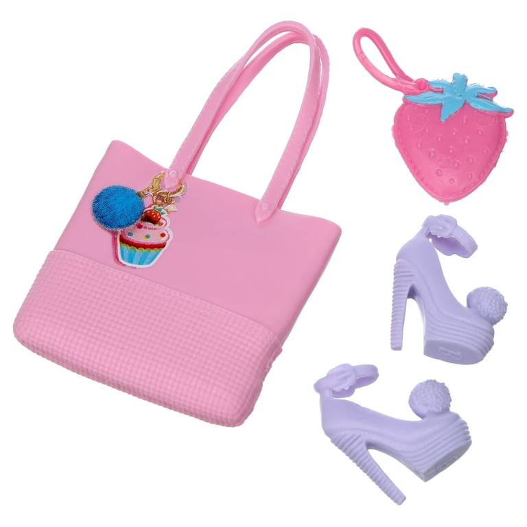 Barbie Accessories Pack 11 Dessert and Candy Themed Storytelling Fashion Pieces Multicolor 1.93 in