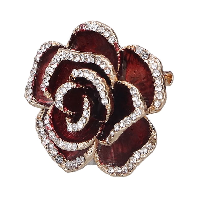 Broche Pin Fijo Boutonniere Decoración Mujer Bufanda Alfileres Ropa Accesorios Seda Bufanda Hebilla ANGGREK Otros