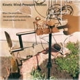 thumbnail image 3 of Metal Rock Band Windmill, Handmade Metal Drummer Windmill, Wind Spinner, Rock & Art Garden Decor for Yard Garden Lawn Patio (Guitar), 3 of 7