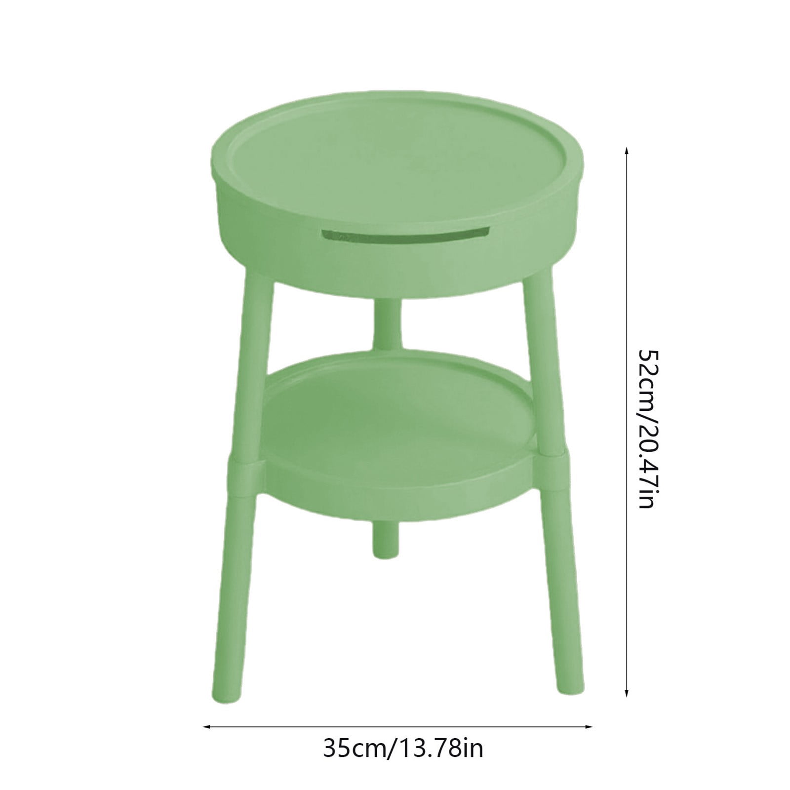 Modern Multifunctional Side Table with Drawer Storage Shelf for Living Room Bedroom Office, Portable Lightweight End Table Nightstand Study Desk Organizer