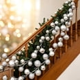 thumbnail image 5 of WDOBM Christmas Tree Decorations, 1.9m Christmas Ball Vine Garland Plastic Hanging Festive Decor, Christmas Ornaments Set, Christmas Tree Balls for Holiday Party Decorations, 5 of 6