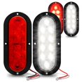 thumbnail image 1 of Kit de luces traseras TRUE MODS 2 rojas y 2 luces LED blancas ovaladas de 15 cm, 1 of 8