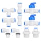 thumbnail image 1 of Conector de tubería de PE, 10 piezas, bola, conector recto, conector en T, codo, extensión, para purificador de agua, filtro, accesorios de tubería., 1 of 5