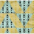 thumbnail image 4 of oneOone Organic Cotton Poplin Twill Fabric Stripe|Diamond & Triangle Geometric Printed Craft Fabric BTY 42 Inch Wide, 4 of 4