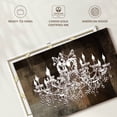 thumbnail image 6 of Elephant Stock Old Crystal Chandelier Wall Art - Horizontal Canvas Wall Art - Living Room Wall Decor - Decor Elements Canvas - Brown And Gray Decor - 36" x 24", 6 of 8