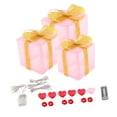 thumbnail image 4 of 3 cajas de regalo navideñas iluminadas con lazos Vistoso, 4 of 9