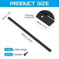 thumbnail image 2 of Uxcell Piano Hinge, 48"x2" Stainless Steel Continuous & Piano Hinges, Black, 2 of 6