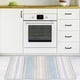 thumbnail image 4 of Alfombra de baño Chardin Home Maui, 100% algodón, 53 x 86 cm, color azul y beige costal, 4 of 6