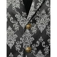 thumbnail image 4 of Gotinc Mens Victorian Suit Vest Steampunk Gothic Waistcoat, Men's Casual Vest Halloween Stage Performance Costume, 4 of 7