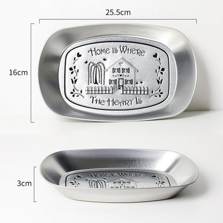 

Boat-shaped Retro Iron Tray Nordic European-style Fruit Tray Plate for Dishes